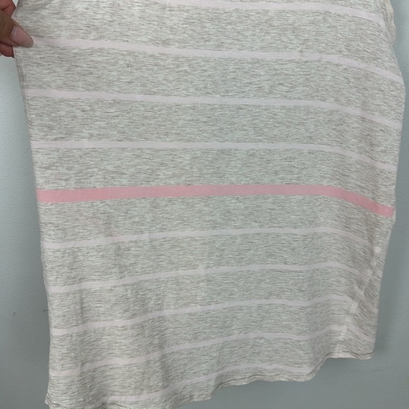 Lululemon All Tied Up Tank Pop Stripe Heathered Dune / Heathered Dune Sz 6 - Picture 9 of 12